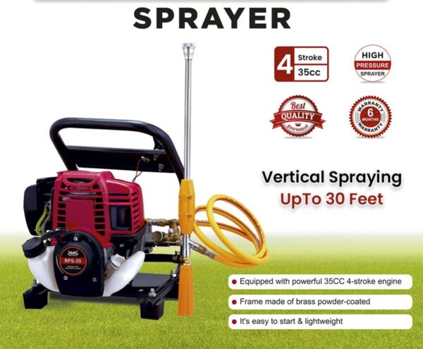 Portable-power-sprayer-for-agriculture-bps-35-4 4-Stroke Engine Portable Sprayer